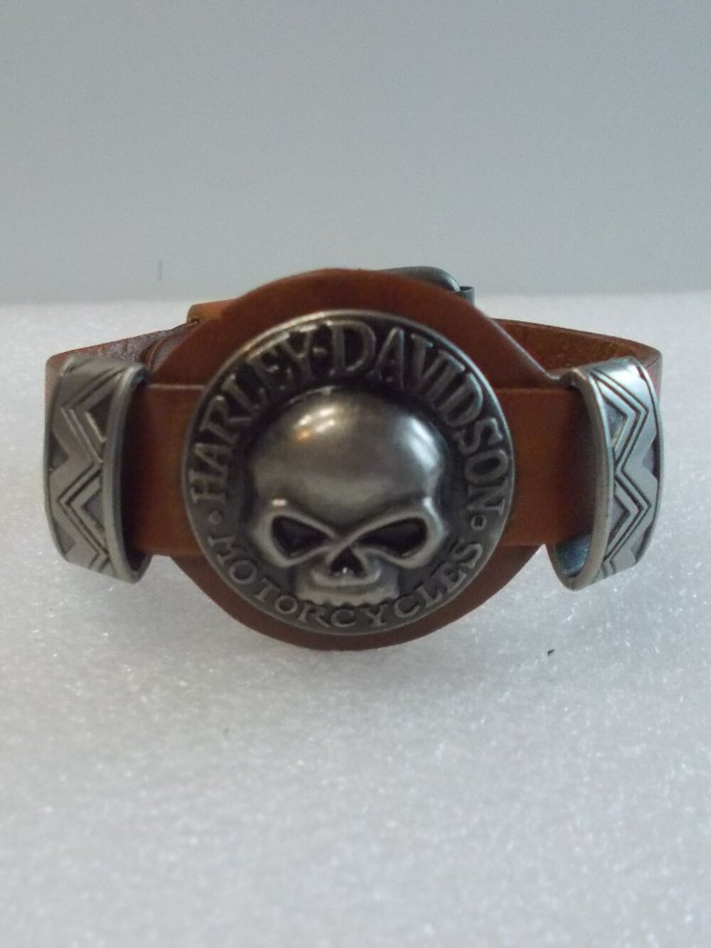 Harley Davidson~Leather~Bracelet